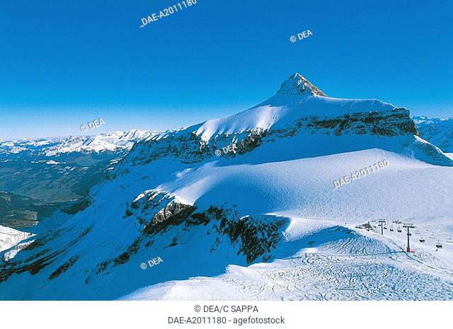 Switzerland - Canton of Vaud - The Vaud Alps - Les Diablerets (3209 m.), glacier