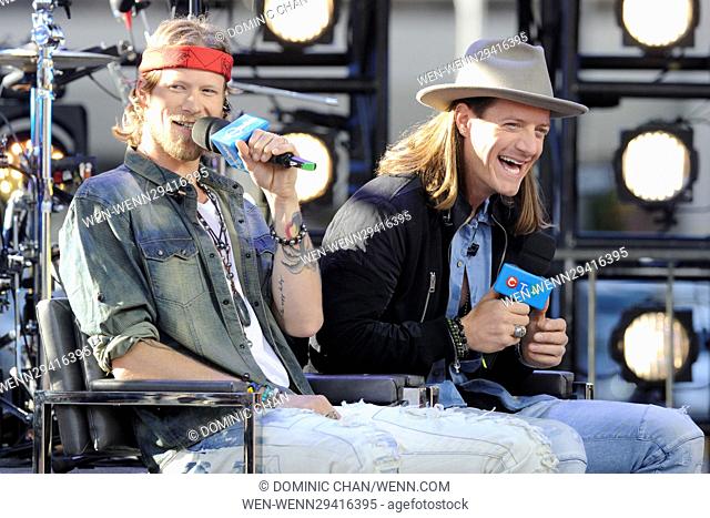 Florida Georgia Line performance and interview at the Premiere of CTV’s YOUR MORNING. Featuring: Brian Kelley, Tyler Hubbard Where: Toronto