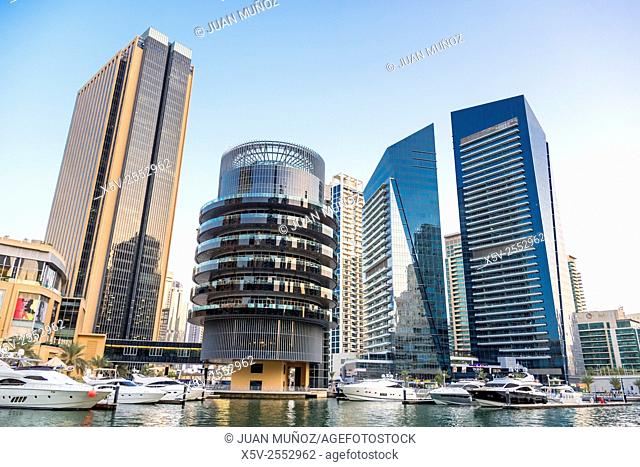Dubai Marina. Dubai. United Arab Emirates. middle East