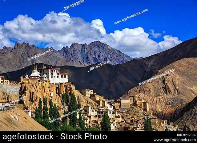 Lamayuru or Yuru Gompa is Tibetan Buddhist Gompa (monastery) in Kargil District, Western Ladakh, Jammu and Kashmir, India, Asia