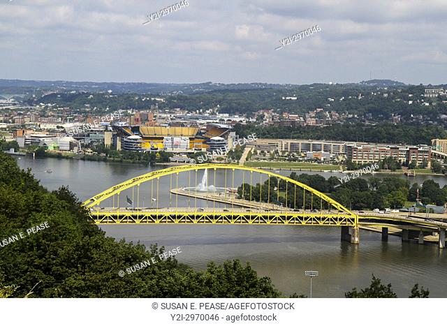 Fort Pitt Bridge, Pittsburgh, Pennsylvania, United States, North America