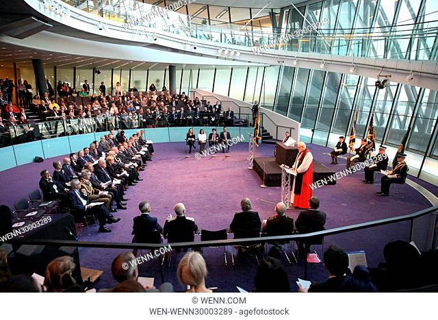 The Mayor of London, Sadiq Khan, Chairman of the London Assembly, Tony Arbour, London Assembly Members, Greater London Authority staff and representatives from...