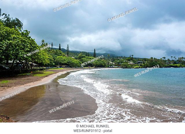 USA, Hawaii, Maui, Hana bay, Hana Beach Park