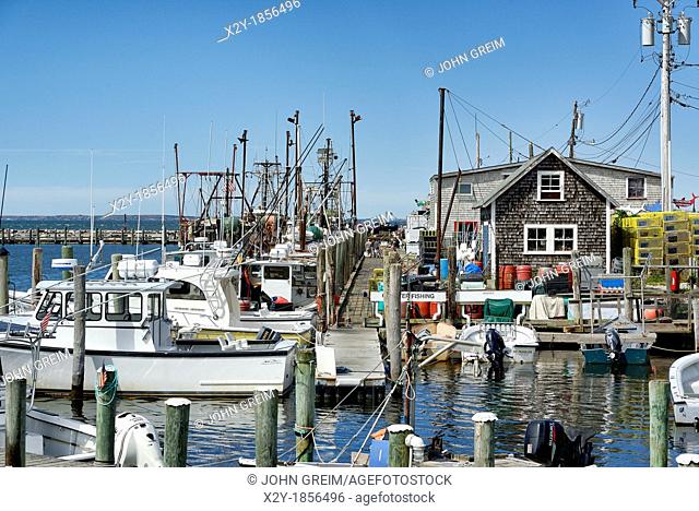 Quaint fishing village of Menemsha, Chilmark, Martha's Vineyard, Massachusetts