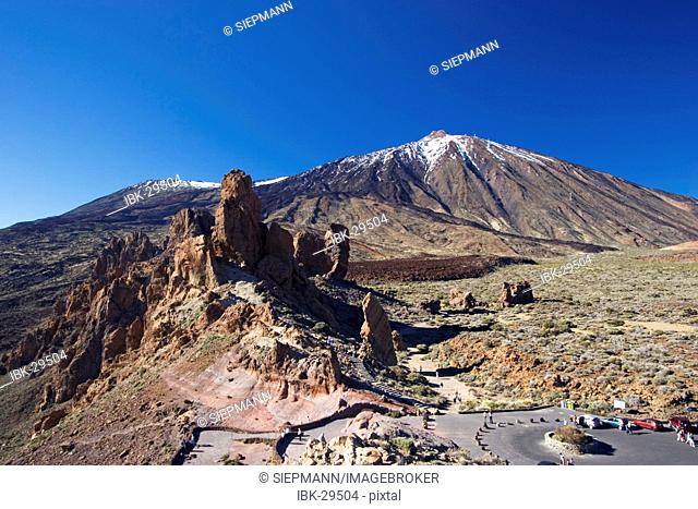 Canadas del Teide National park - El Teide Roques de Garcia Tenerife Canary Islands Spain