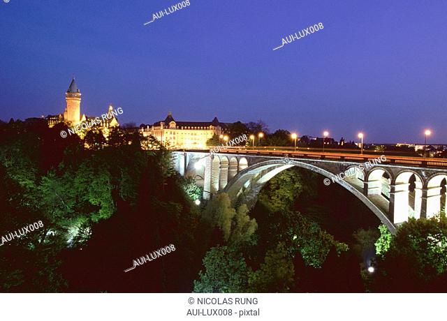 Luxembourg - Luxembourg City - Adolphe Bridge - Petrusse Valley