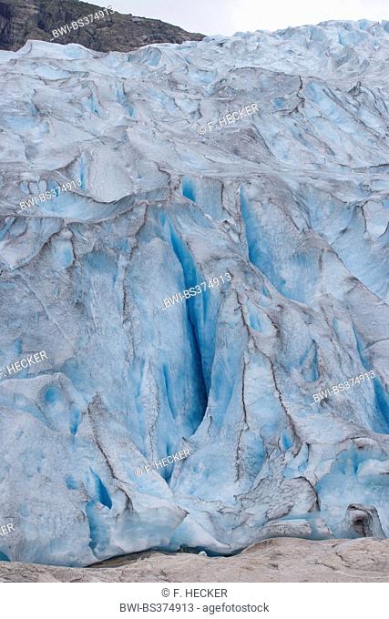 glacier tongue of Nigardsbreen, Norway, Jostedalsbreen National Park