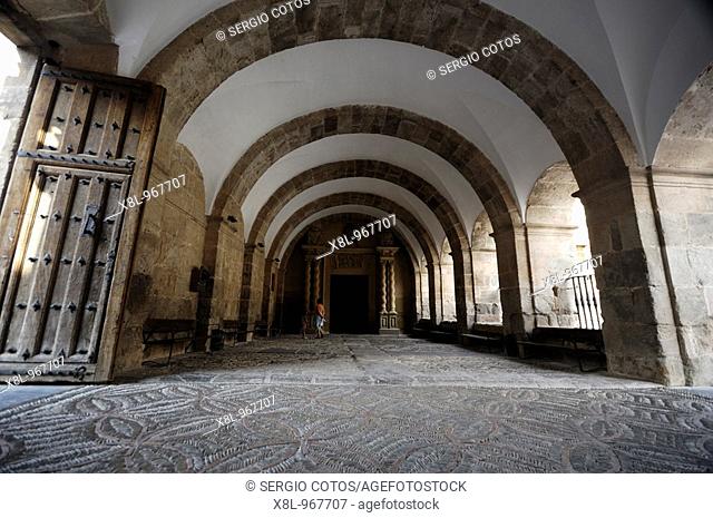 Portico of the monastery of San Millan de la Cogolla (La Rioja - Spain)