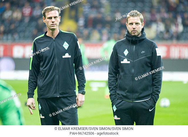 Tim BOROWSKI (li., Co-Trainer, HB) und Trainer Florian KOHFELDT (HB) sind frustratedriert, Frust, gefrustratedet, disappointed, entt-uscht, Entt-uschung
