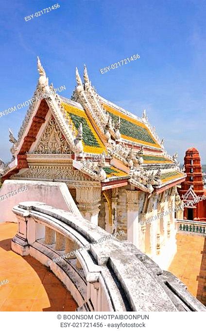 The ordination hall of wat Phra Kaew at Nakhon Khiri Palace, Petchaburi, Thailand