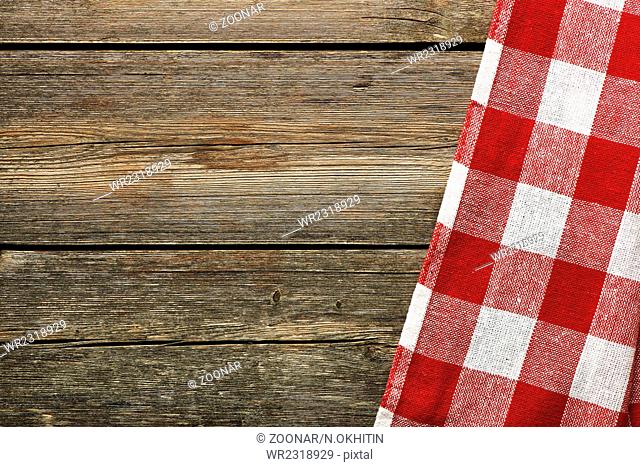 Red tablecloth
