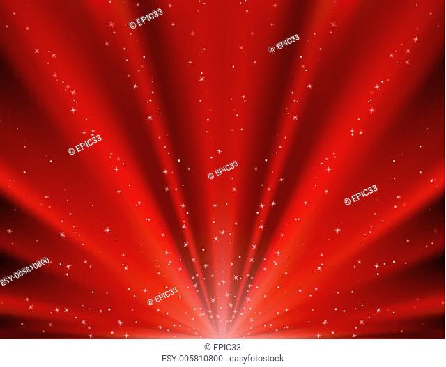 Abstract vector red background