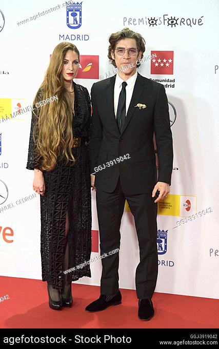 Oscar Jaenada attends 27th Jose Maria Forque Awards - Red Carpet at Palacio de Congresos de IFEMA on December 11, 2021 in Madrid, Spain