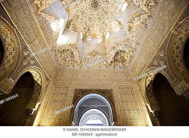 Sala de los Embajadores, Alhambra, Granada, Andalucia, Spain, Europe