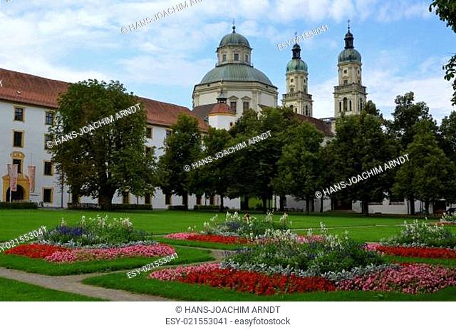 Hofgarten mit St.Lorenz Basilika, Kempten