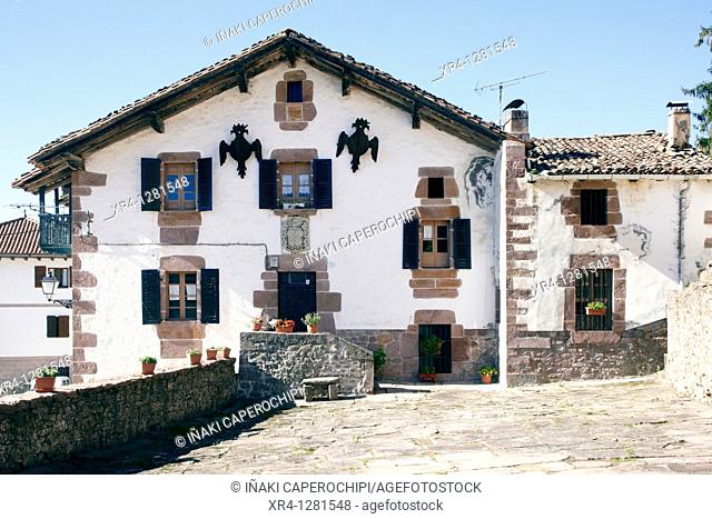 Farmhouse of Baztan, Valley, Errazu Erratzu, Navarra Nafarroa, Spain España