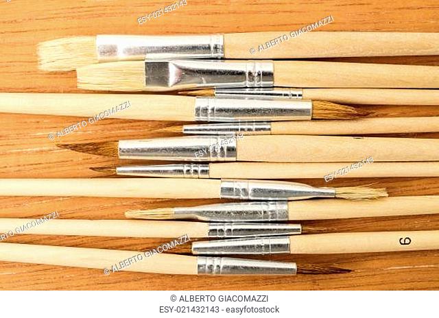 New Wooden Different Paintbrush Texture