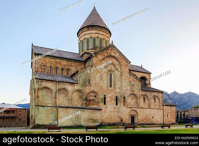 Svetitskhoveli Cathedral is an Eastern Orthodox cathedral located in the historic town of Mtskheta, Georgia
