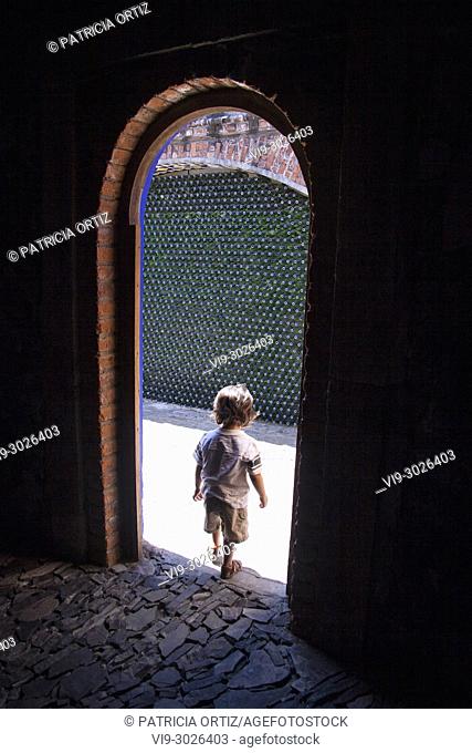 Boy going out, Guanajuato State, MEXICO