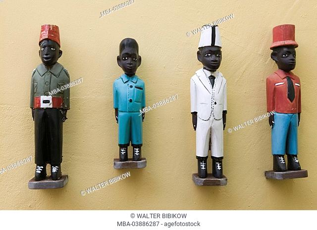 Curacao, Willemstad, Otrobanda, figures, souvenirs, handicraft, ABC islands, little one Antilles, Dutch Antilles, Caribbean, island, Caribbean-island