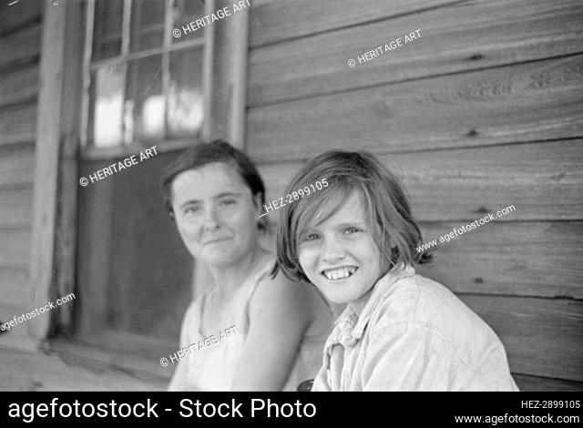 Elizabeth and Ida Ruth Tengle, Hale County, Alabama, 1936. Creator: Walker Evans