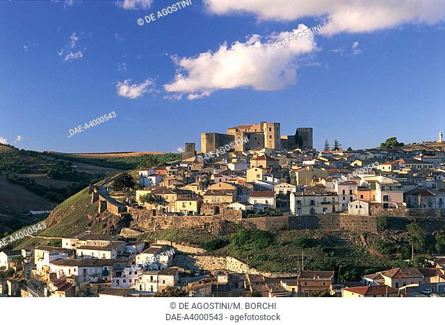 The Norman Castle overlooking the walled city, Melfi, Basilicata, Italy, 11th-13th century