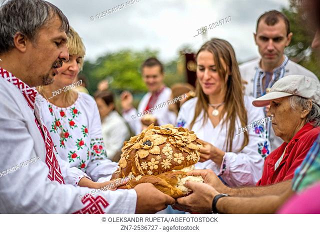 Ukrainian pagans celebrate Radogost, one of the main Slavic holidays, Kiev, Ukraine