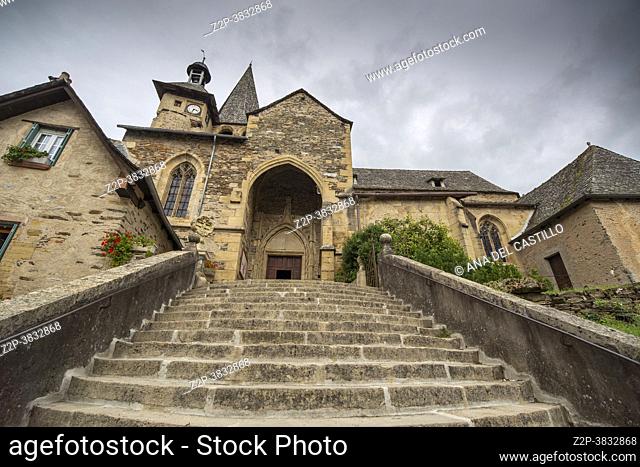 Estaing Midi Pyrenees Aveyron France the village is one of the prettiest villages in France