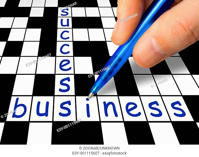 Crossword - business and success