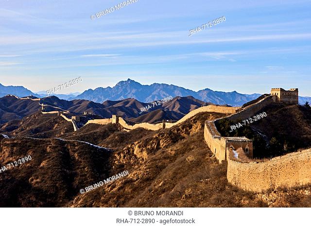 The Jinshanling and Simatai sections of the Great Wall of China, Unesco World Heritage Site, China, East Asia