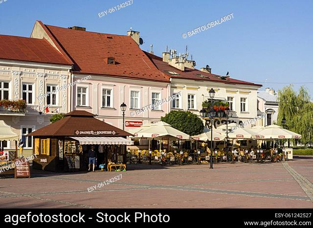 Market Square, Sanok, Subcarpathian Voivodeship, Poland, eastern europe