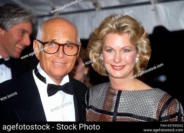 American television writer and producer Norman Lear, left, and his wife, Lyn, right, arrive for the American Film Institute (AFI) Gala in Washington