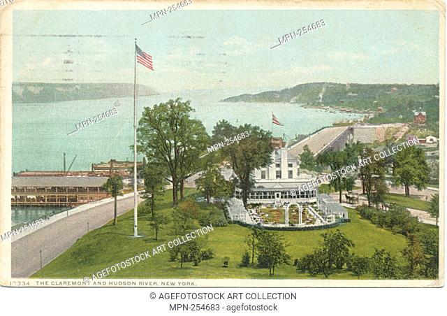 Claremont and Hudson River, New York, N. Y. Detroit Publishing Company postcards 12000 Series. Date Issued: 1898 - 1931 Place: Detroit Publisher: Detroit...