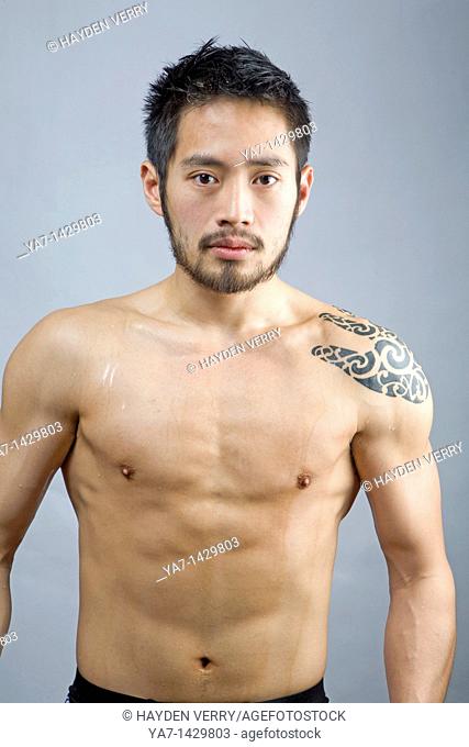 Chinese Man with Tattoo