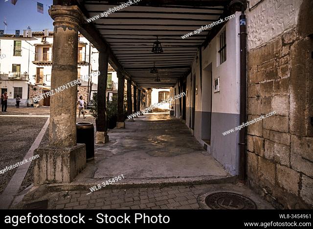 Streets of Covarrubias in Burgos (Spain)