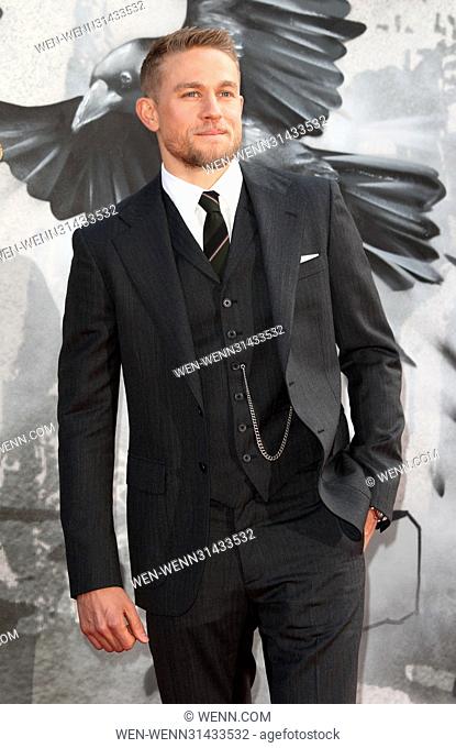 King Arthur: Legend of the Sword - European film premiere at the Cineworld Empire, Leicester Square, London Featuring: Charlie Hunnam Where: London