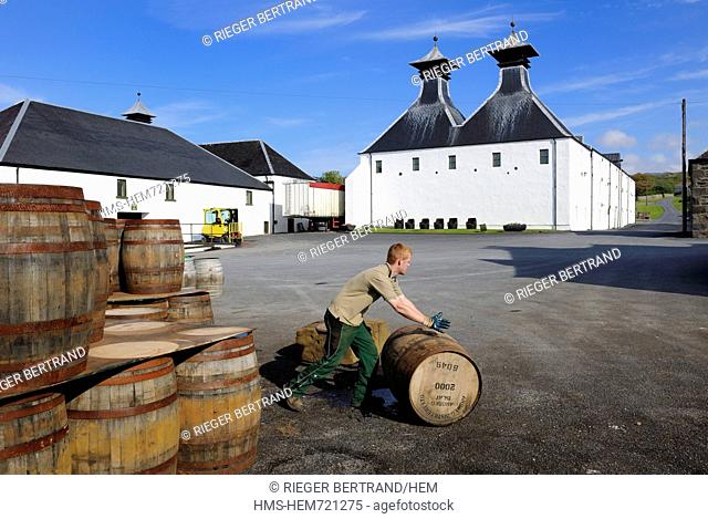 United Kingdom, Scotland, Inner Hebrides, Islay Island, Port Ellen, Ardbeg Scotch whisky distillery