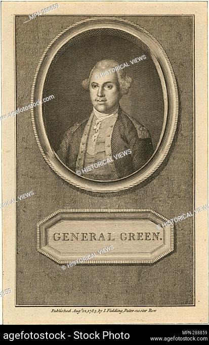 General Green. Emmet Collection of Manuscripts Etc. Relating to American History The signers to the Declaration of Independence Rhode Island