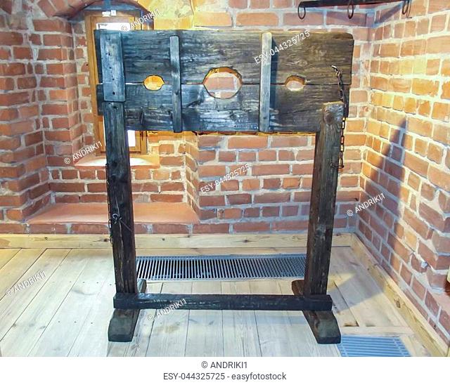 The instrument of torture for punishment in the Middle Ages Belarus