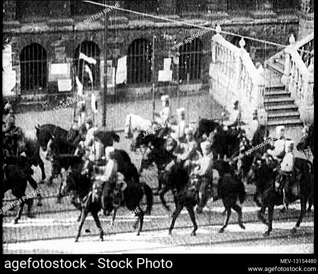 German Cavalry Entering Brussels - Brussels, Kingdom Of Belgium