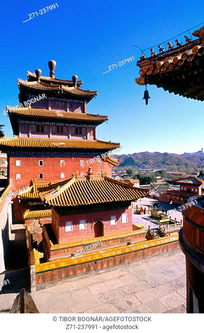 Puning Si (Temple of Universal Tranquility), Chengde. Hebei province. China