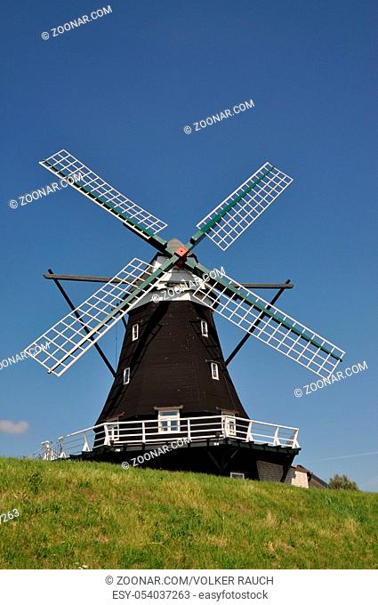Windmühle , pellworm, mühle, nordsee, schleswig-holstein, norddeutschland, technik, historisch, holländerwindmühle, nordermühle