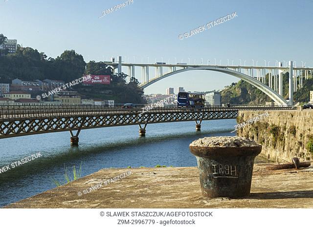 Autumn afternoon on river Douro in Porto, Portugal
