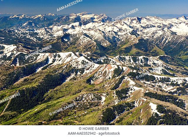 From The Canyons Ski Resort to Mt. Timpanogos, Lone Peak, Twin Peaks, and a portion of Mount Olympus Wilderness areas, Wasatch-Cache National Forest, Utah