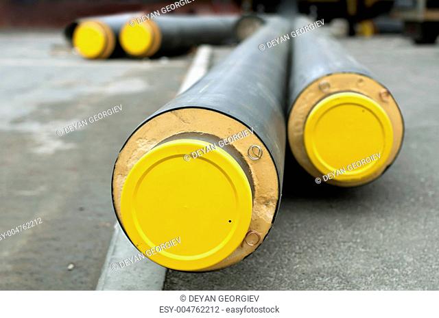 Pipes for hot water and steam heating
