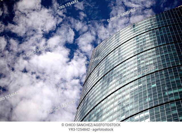 Torre Mayor skyscraper office building located in the Paseo de la Reforma avenue in Mexico City