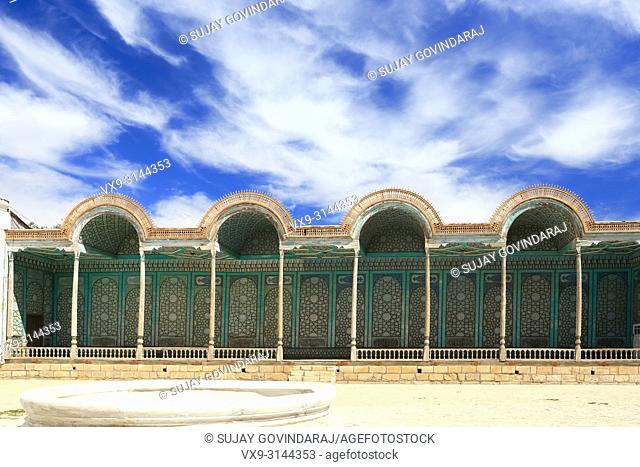 Bukhara, Uzbekistan - August 28, 2016: View of Sitorai Mokhi Khosa Palace, a residence of Amir of ancient Bukhara