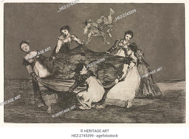 The Proverbs: Feminine Folly, 1864. Creator: Francisco de Goya (Spanish, 1746-1828)