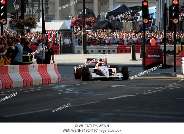 F1 London Live, Formula 1 event to celebrate a new era, focused on bringing fans closer to F1 motor racing. A live stage show in Trafalgar Square and car parade...
