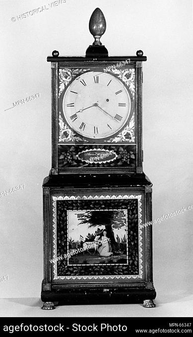 Shelf Clock. Maker: Aaron Willard (1757-1844); Date: ca. 1795; Geography: Made in Boston, Massachusetts, United States; Culture: American; Medium: Mahogany